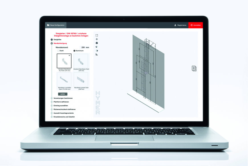 Intelligente Steigtechnik für Industrie und Logistik